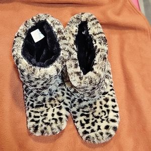 Cheetah Print Slippers